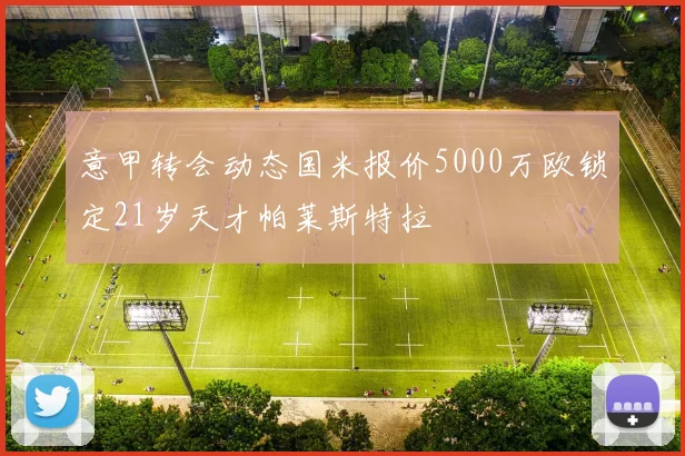 意甲转会动态国米报价5000万欧锁定21岁天才帕莱斯特拉